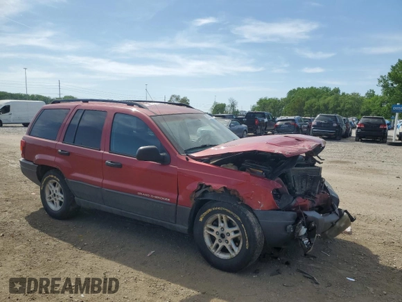 2004 Jeep Grand Cherokee Laredo z VIN 1J4GW48S24C220989, wystawiony jako Copart lot #56759465 z przebiegiem 227 612 mil mil oraz Szkoda całkowita • Salvage title. Historia ofert i sprzedaży dostępna na DreamBid. Obrazek 4.