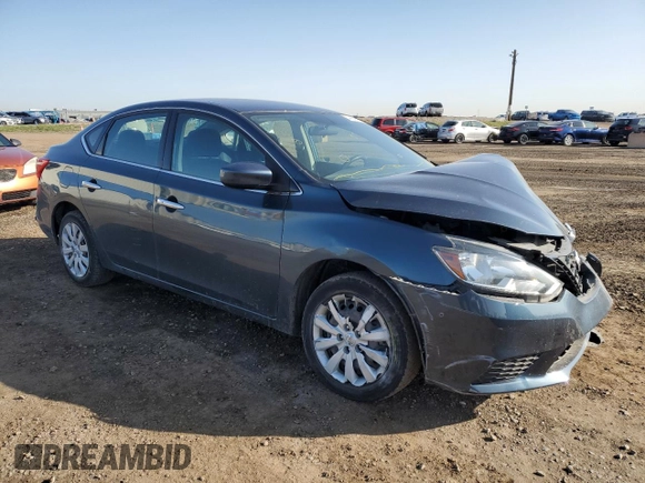 2018 Nissan Sentra SV with VIN 3N1AB7AP6JY226914, listed as a Copart auction lot 54408695 with 184,010 mi miles and Salvage Title. Bid and sale history available at carsss.com. Image 4.
