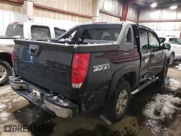 2006 Chevrolet Avalanche Z71 with VIN 3GNEK12Z16G126896, listed as a Copart auction lot 78656354 with 142,534 mi miles and Salvage Title. Bid and sale history available at DreamBid. Image 3.