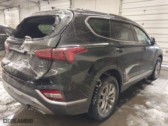 2020 Hyundai Santa Fe SEL with VIN 5NMS3CAD8LH203290, listed as a IAAI auction lot 41613808 with 64,729 mi miles. Bid and sale history available at carsss.com. Image 4.