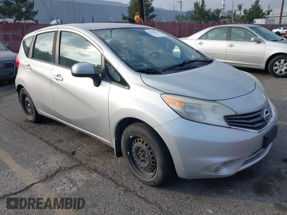 2014 Nissan Note S with VIN 3N1CE2CP7EL404218, listed as a IAAI auction lot 41476641 with 122,058 mi miles and . Bid and sale history available at DreamBid. Image 1.