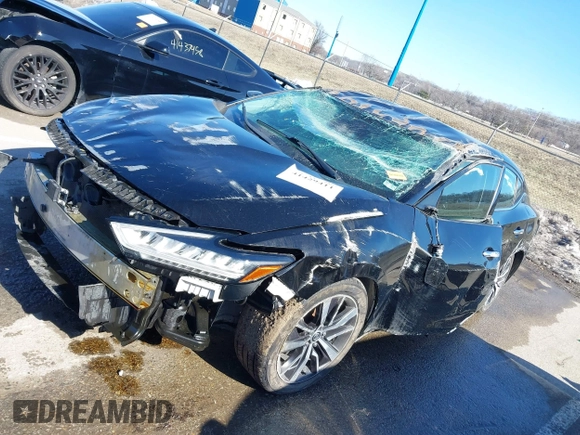 2020 Nissan Maxima SV with VIN 1N4AA6CV2LC363890, listed as a IAAI auction lot 41429411 with 77,718 mi miles and . Bid and sale history available at DreamBid. Image 6.