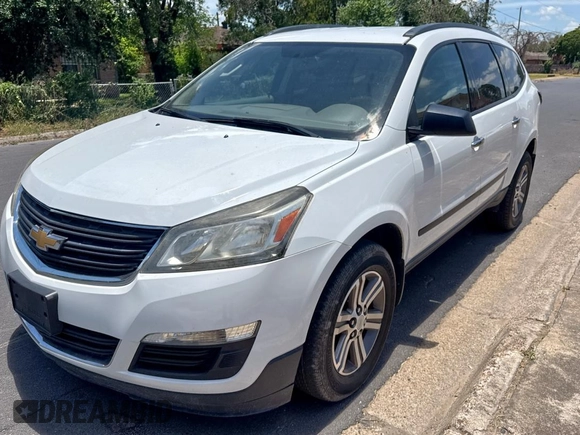2017 Chevrolet Traverse LS with VIN 1GNKRFED3HJ341144, listed as a Copart auction lot 65771795 with 142,525 mi miles and Clean title. Bid and sale history available at DreamBid. Image 2.