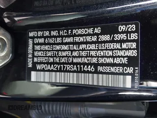 2024 Porsche Taycan z VIN WP0AA2Y17RSA11446, wystawiony jako IAAI lot #42002260 z przebiegiem 21 094 mil mil oraz . Historia ofert i sprzedaży dostępna na DreamBid. Obrazek 9.