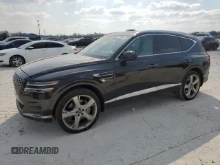 2021 Genesis GV80 with VIN KMUHCESC7MU056379, listed as a Copart auction lot 83790664 with 10,007 mi miles and Non Repairable. Bid and sale history available at DreamBid. Image 1.