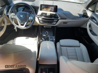 2020 BMW X3 xDrive30i with VIN 5UXTY5C07L9D65002, listed as a Copart auction lot 45898605 with 45,176 mi miles and Salvage Title. Bid and sale history available at DreamBid. Image 8.