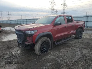 2023 Chevrolet Colorado 4WD Trail Boss with VIN 1GCPTEEK6P1199007, listed as a Copart auction lot 81426374 with Not Provided miles and Salvage Title. Bid and sale history available at carsss.com. Image 1.