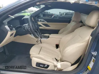 2021 BMW 4 Series 430i z VIN WBA53AP06MCF79573, wystawiony jako Copart lot #59136805 z przebiegiem 43 446 mil mil oraz Szkoda całkowita • Salvage title. Historia ofert i sprzedaży dostępna na DreamBid. Obrazek 7.