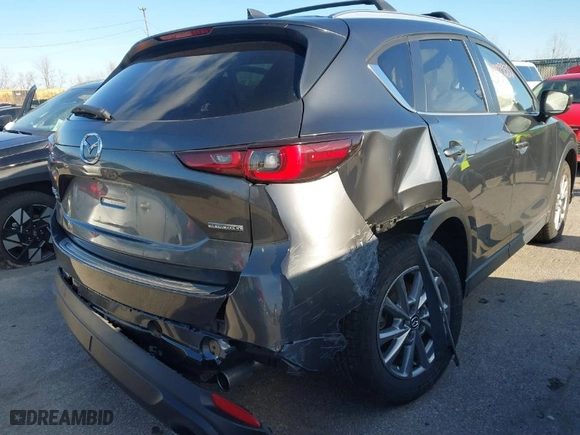 2022 Mazda CX-5 2.5 S Carbon Edition with VIN JM3KFBCM8N0562891, listed as a IAAI auction lot 41099357 with NaN miles. Bid and sale history available at carsss.com. Image 6.