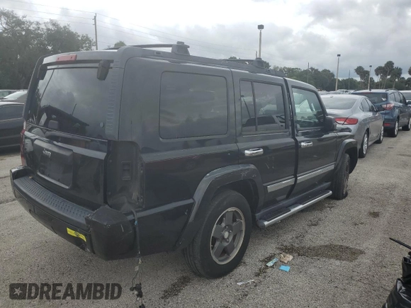 2008 Jeep Commander Sport with VIN 1J8HH48K38C229803, listed as a Copart auction lot 75095854 with 0 mi miles and Salvage Title. Bid and sale history available at carsss.com. Image 3.
