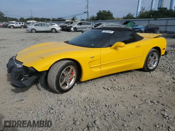 2003 Chevrolet Corvette with VIN 1G1YY32G835106073, listed as a Copart auction lot 70018534 with 71,517 mi miles and Salvage Title. Bid and sale history available at carsss.com. Image 1.