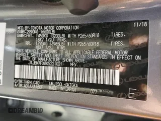 2019 Lexus GX 460 z VIN JTJBM7FX8K5221021, wystawiony jako Copart lot #48108505 z przebiegiem 61 427 mil mil oraz Szkody całkowita. Historia ofert i sprzedaży dostępna na DreamBid. Obrazek 13.