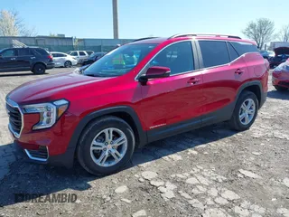 2023 GMC Terrain SLE with VIN 3GKALMEG0PL177061, listed as a IAAI auction lot 41936670 with 18,507 mi miles and . Bid and sale history available at carsss.com. Image 2.