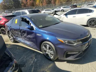 2019 Kia Optima S with VIN 5XXGT4L35KG370591, listed as a Copart auction lot 77912654 with 24,931 mi miles and Salvage Title. Bid and sale history available at carsss.com. Image 4.