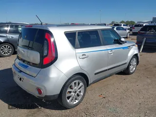 2019 Kia Soul + with VIN KNDJP3A56K7639781, listed as a IAAI auction lot 41846340 with 103,212 mi miles. Bid and sale history available at carsss.com. Image 4.