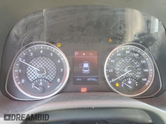 2020 Hyundai Elantra SEL with VIN 5NPD84LF8LH537269, listed as a Copart auction lot 52636195 with 89,798 mi miles and Salvage Title. Bid and sale history available at DreamBid. Image 9.