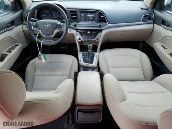 2017 Hyundai Elantra SE with VIN KMHD84LF2HU376751, listed as a Copart auction lot 51039955 with 137,453 mi miles and Salvage Title. Bid and sale history available at carsss.com. Image 8.