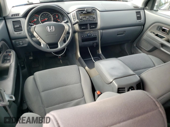 2006 Honda Pilot EX with VIN 2HKYF18436H532899, listed as a Copart auction lot 52142875 with 228,685 mi miles and Salvage Title. Bid and sale history available at DreamBid. Image 8.