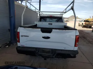 2017 Ford F-150 XL with VIN 1FTEX1CFXHKE52187, listed as a Copart auction lot 57912035 with 186,391 mi miles and Salvage title. Bid and sale history available at DreamBid. Image 6.