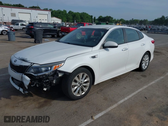 2016 Kia Optima LX with VIN 5XXGT4L34GG061718, listed as a IAAI auction lot 42176256 with 115,572 mi miles and . Bid and sale history available at carsss.com. Image 2.