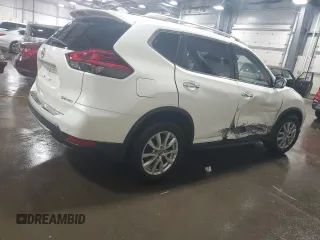 2020 Nissan Rogue S with VIN KNMAT2MV5LP540002, listed as a Copart auction lot 52497215 with 44,000 mi miles and Salvage Title. Bid and sale history available at DreamBid. Image 3.