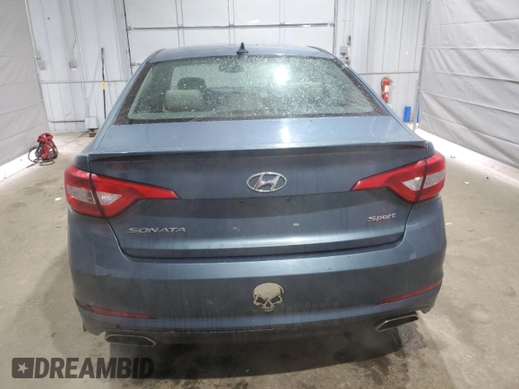 2016 Hyundai Sonata Sport with VIN 5NPE34AF4GH436175, listed as a Copart auction lot 53241805 with 140,018 mi miles and Clean Title. Bid and sale history available at DreamBid. Image 6.