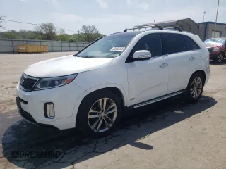 2014 Kia Sorento SX with VIN 5XYKWDA74EG440718, listed as a Copart auction lot 53058365 with 143,908 mi miles and Salvage Title. Bid and sale history available at carsss.com. Image 1.