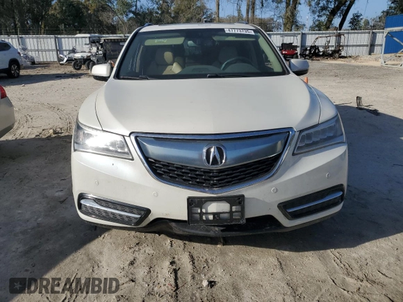2015 Acura MDX Advance/Entertainment Pkg with VIN 5FRYD3H84FB002247, listed as a Copart auction lot 47773735 with 175,689 mi miles and Salvage Title. Bid and sale history available at carsss.com. Image 5.