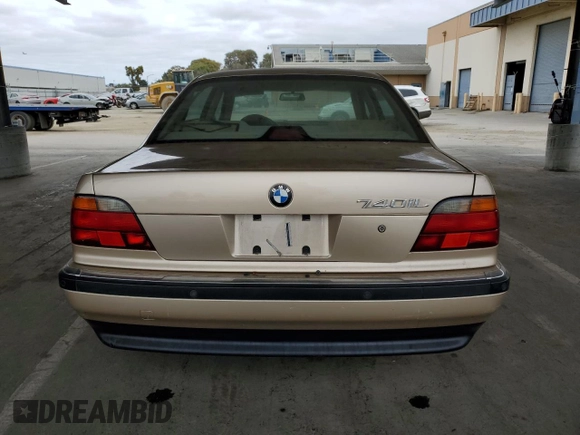 1998 BMW 7 Series 740il with VIN WBAGJ832XWDM11394, listed as a Copart auction lot 54390685 with 126,828 mi miles and Clean Title. Bid and sale history available at carsss.com. Image 6.
