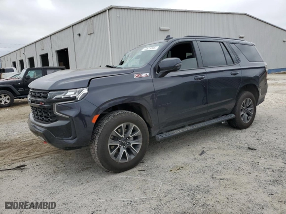 2023 Chevrolet Tahoe Z71 with VIN 1GNSKPKD7PR164466, listed as a Copart auction lot 44533305 with 51,782 mi miles and Salvage Title. Bid and sale history available at carsss.com. Image 1.