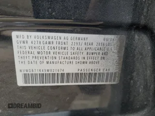 2009 Volkswagen Rabbit S z VIN WVWDB71K49W021674, wystawiony jako Copart lot #56115715 z przebiegiem 159 860 mil mil oraz Szkoda całkowita • Salvage title. Historia ofert i sprzedaży dostępna na DreamBid. Obrazek 12.
