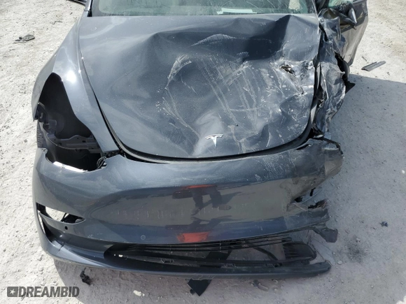 2022 Tesla Model 3 with VIN 5YJ3E1EA4NF342324, listed as a Copart auction lot 47600385 with 0 mi miles and Salvage Title. Bid and sale history available at carsss.com. Image 11.