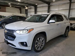2021 Chevrolet Traverse Premier with VIN 1GNEVKKW0MJ233307, listed as a Copart auction lot 88956185 with 51,104 mi miles and Salvage Title. Bid and sale history available at carsss.com. Image 1.