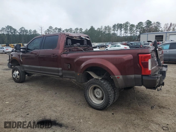 2017 Ford F-350 Lariat z VIN 1FT8W3DT2HED16716, wystawiony jako Copart lot #79618874 z przebiegiem 164 659 mil mil oraz Szkoda całkowita • Salvage title. Historia ofert i sprzedaży dostępna na DreamBid. Obrazek 2.