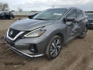 2022 Nissan Murano SL with VIN 5N1AZ2CJ3NC112559, listed as a Copart auction lot 87326144 with 47,136 mi miles and Salvage Title. Bid and sale history available at carsss.com. Image 1.