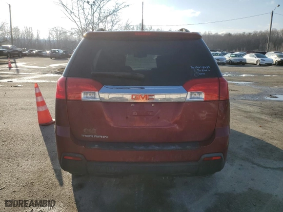 2011 GMC Terrain SLE-2 with VIN 2CTALSEC9B6224425, listed as a Copart auction lot 46997675 with 140,544 mi miles and Salvage Title. Bid and sale history available at carsss.com. Image 6.