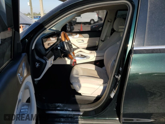 2021 Mercedes-Benz GLS 450 with VIN 4JGFF5KE4MA527565, listed as a Copart auction lot 43009363 with 21,068 mi miles and . Bid and sale history available at DreamBid. Image 7.