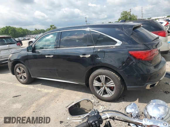 2019 Acura MDX z VIN 5J8YD4H32KL032271, wystawiony jako Copart lot #59974225 z przebiegiem 114 105 mil mil oraz Szkoda całkowita • Salvage title. Historia ofert i sprzedaży dostępna na DreamBid. Obrazek 2.