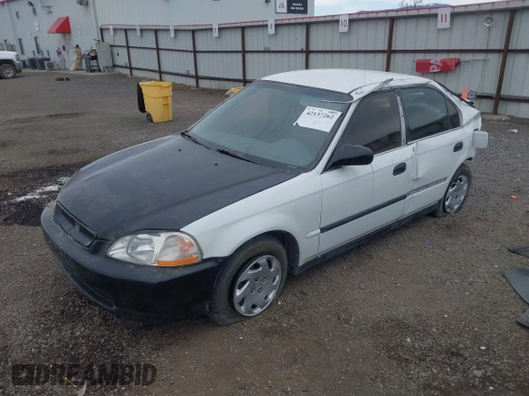1998 Honda Civic DX with VIN 2HGEJ6629WH551418, listed as a IAAI auction lot 42137262 with 180,704 mi miles. Bid and sale history available at carsss.com. Image 18.
