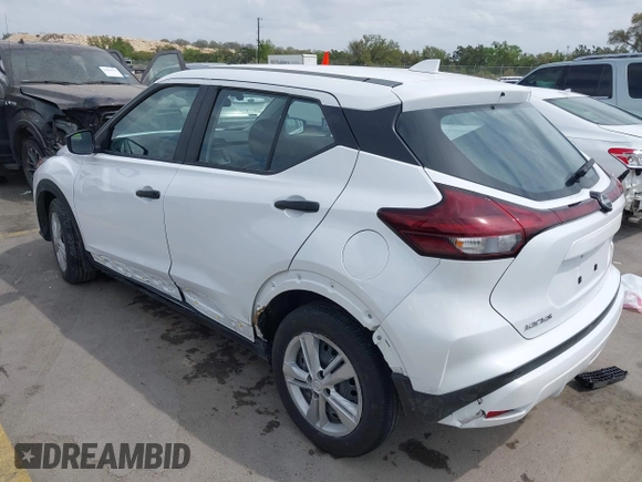 2024 Nissan Kicks S with VIN 3N1CP5BV0RL489288, listed as a IAAI auction lot 41799951 with 13,193 mi miles and . Bid and sale history available at carsss.com. Image 3.
