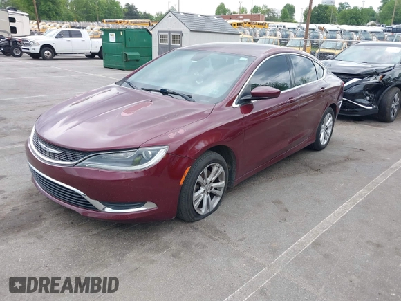 2016 Chrysler 200 Limited with VIN 1C3CCCAB5GN157031, listed as a IAAI auction lot 42121143 with 174,988 mi miles. Bid and sale history available at carsss.com. Image 17.
