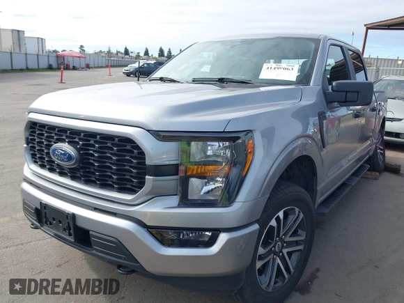 2023 Ford F-150 XL with VIN 1FTEW1EP1PKF59071, listed as a IAAI auction lot 41499063 with 27,432 mi miles. Bid and sale history available at carsss.com. Image 17.