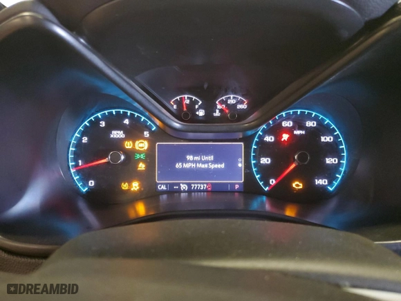 2021 Chevrolet Colorado 4WD ZR2 with VIN 1GCPTEE13M1140306, listed as a Copart auction lot 74315534 with 77,737 mi miles and Salvage Title. Bid and sale history available at carsss.com. Image 9.