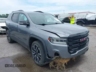 2021 GMC Acadia SLE z VIN 1GKKNKLA4MZ183807, wystawiony jako IAAI lot #42331798 z przebiegiem 120 721 mil mil oraz . Historia ofert i sprzedaży dostępna na DreamBid. Obrazek 1.