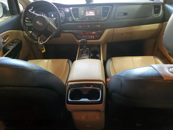 2015 Kia Sedona EX with VIN KNDMC5C1XF6020093, listed as a Copart auction lot 53555475 with 172,154 mi miles and Clean Title. Bid and sale history available at carsss.com. Image 8.
