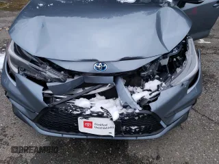 2023 Toyota Corolla Hybrid LE with VIN JTDBDMHE9P3005744, listed as a Copart auction lot 44383075 with 19,528 mi miles and Salvage Title. Bid and sale history available at carsss.com. Image 11.