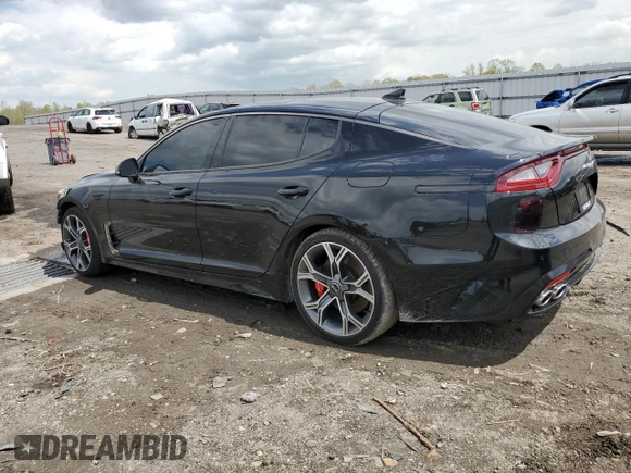 2020 Kia Stinger GT1 with VIN KNAE45LC8L6081602, listed as a Copart auction lot 52291265 with 32,874 mi miles and Salvage Title. Bid and sale history available at DreamBid. Image 2.