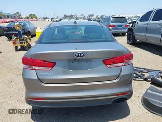 2018 Kia Optima LX with VIN 5XXGT4L34JG266575, listed as a IAAI auction lot 42458844 with 73,394 mi miles and . Bid and sale history available at DreamBid. Image 16.