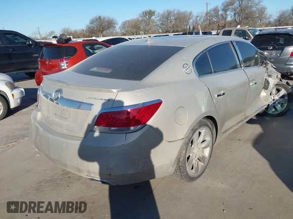 2012 Buick LaCrosse Premium 2 with VIN 1G4GF5G31CF156152, listed as a IAAI auction lot 41773428 with 117,574 mi miles. Bid and sale history available at carsss.com. Image 4.
