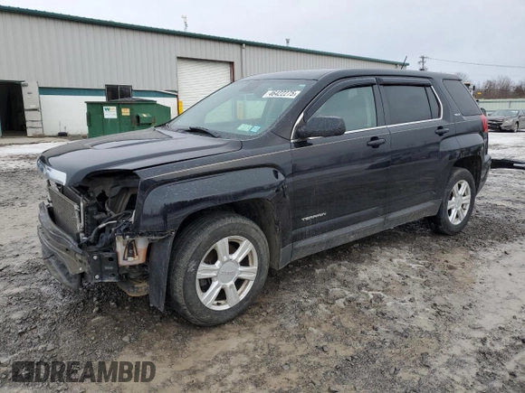 2016 GMC Terrain SLE with VIN 2GKFLSEK4G6222683, listed as a Copart auction lot 46422275 with 100,916 mi miles and Salvage Title. Bid and sale history available at carsss.com. Image 1.